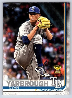 2019 Topps Series 2 Base # 432 Ryan Yarbrough - Tampa Bay Rays CUP - Image 1 of 3