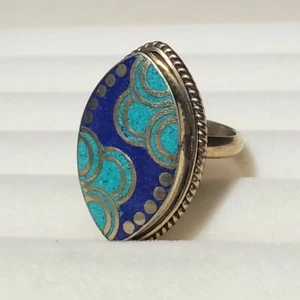 Anillo Turquesa Lapislázuli  - Imagen 1 de 8