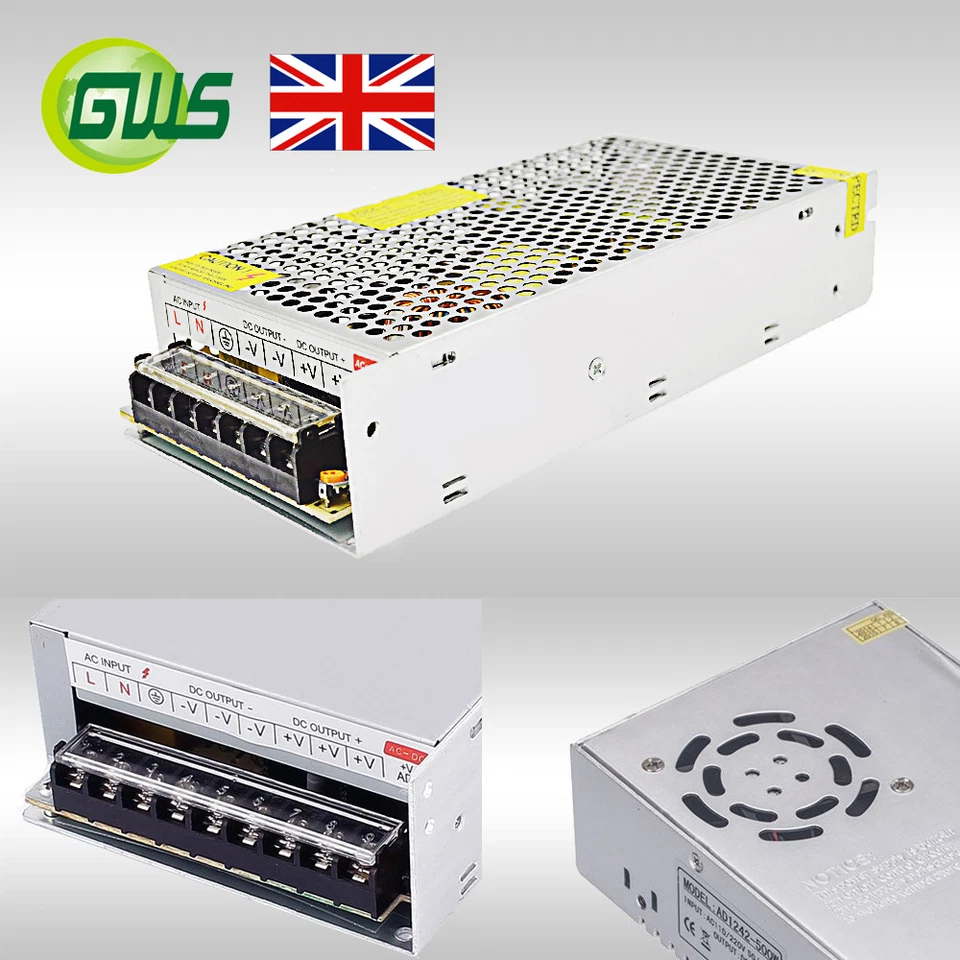 LED 12V Strip Transformer/Power Adaptor/Driver, All Models available! - Image 1 of 1