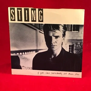 STING If You Love Somebody Set Them Free 1985 UK 7" vinyl single original 45 - Picture 1 of 3