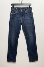 Levi's Premium 513 Slim Straight Jeans, Leather Patch Tag 30x32 (Measures 28x30)