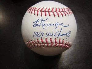 Ed Kranepool Autograph Signed Auto Baseball New York Mets 1969 WS Champs - Picture 1 of 1