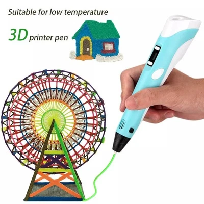 3D Printing Pen 3D Pen Kids LCD Screen PLA Filament Set Children DIY Toys Gift - Image 1 of 4