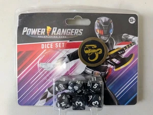 Power Rangers Roleplaying Game - Black Ranger Dice Set - Picture 1 of 4