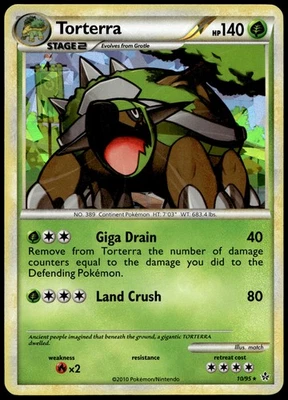 Torterra Holo Rare Unleashed 10/95 MP - Image 1 of 2
