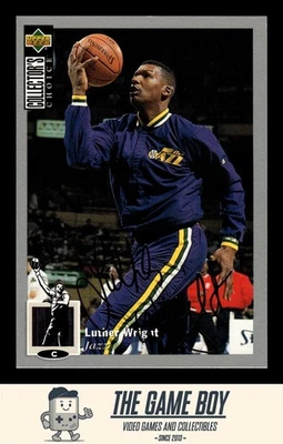 1994-95 Collector's Choice Silver Signature #57 Luther Wright Utah Jazz - Image 1 of 2