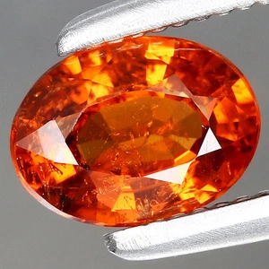 0.54ct 5.6x4.1mm Oval Natural Untreated Orange Spessartite Garnet Namibia, Afric - Picture 1 of 4