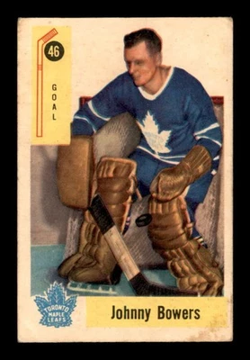 1958 Parkhurst #46 Johnny Bower   G/VG X3565801 Foto 1 de 3