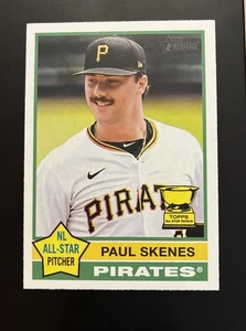 2025 Topps Heritage Paul Skenes Pittsburgh Pirates #60 - Bild 1 von 1