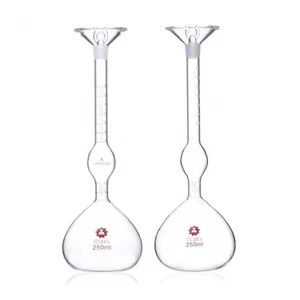 Chemistry Lab 250 ml Le Chatelier frasco borosilicato botella de gravedad específica au - Imagen 1 de 8