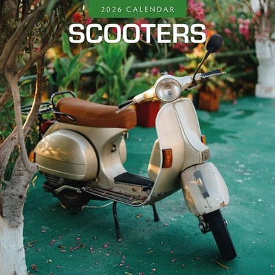 RED ROBIN PUBLISHING Scooters 2026 Square Wall Calendar