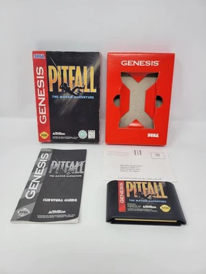 Pitfall: The Mayan Adventure (Sega Genesis Complete CIB Cardboard Box Variant - Image 1 of 4