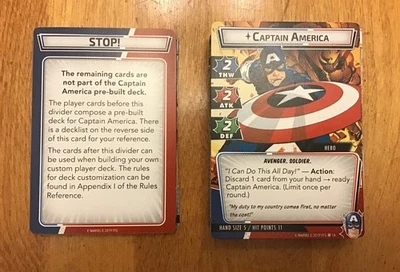 Marvel Champions LCG: Capitán América Hero Pack - COMPLETO Foto 1 de 4