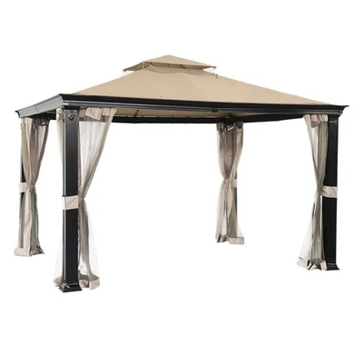Canopy for Tivering Two Tiered Gazebo - Standard 350 - Beige - Image 1 of 4