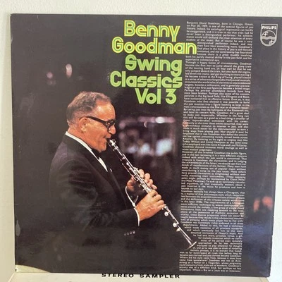 Benny Goodman Swing Classics Vol 3 LP Philips 6379003 EX/EX 1970 Swing Classics  - Image 1 of 4