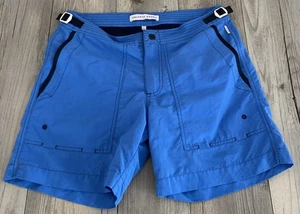 Orlebar Brown Herren Bulldogge gefütterte Badehose vielseitig Swim Land Shorts blau 30 - Bild 1 von 11