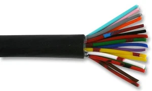 MULTICOMP PRO - 16-2-25A 25-Core Unscreened Cable, 0.2mm, Black, 25m - Picture 1 of 1
