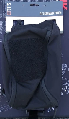 5.11 Tactical Flex Gas Mask Pouch - Black - Image 1 of 3