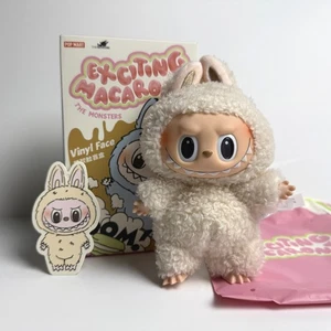 *SOYMILK* Authentic Exciting Macaron Labubu Pop Mart The Monsters Plush Open New - Picture 1 of 15