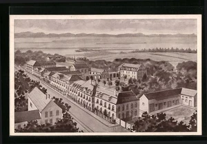 Künstler-AK Altötting, Das Franziskushaus - Picture 1 of 2