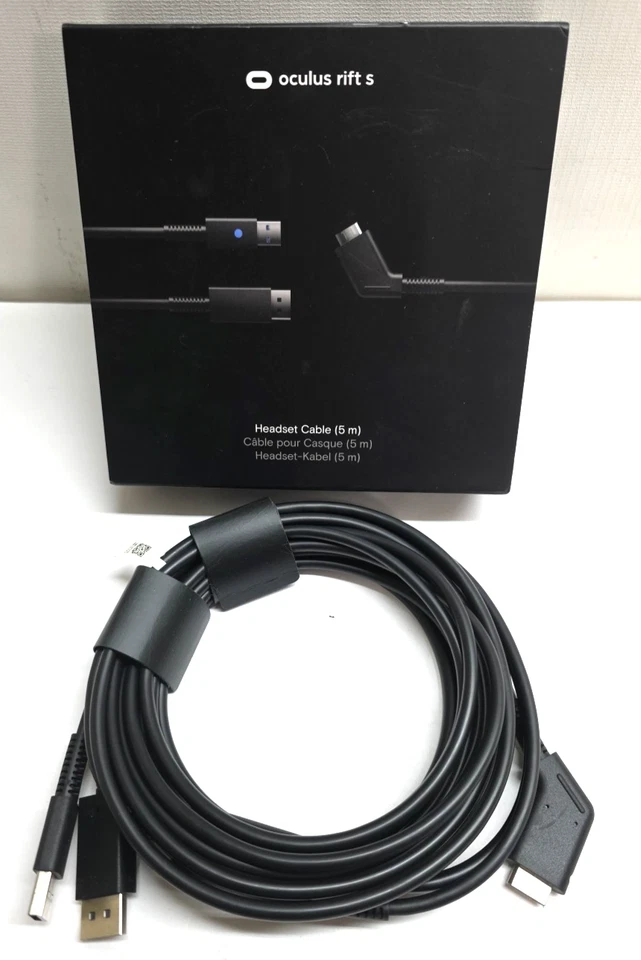 Oculus Rift S Headset CABLE PC-Powered VR Gaming Wired (Only For Rift S) - Image 1 of 3