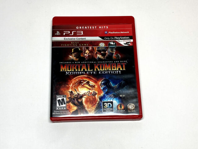 Mortal Kombat Komplete Edition - Jogo PlayStation 3 Mídia Física