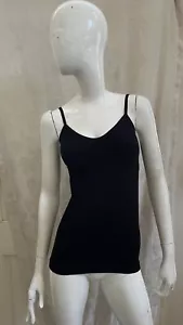 SKINNY GIRL SMOOTHERS & SHAPERS NEW! Black Padded Bra Camisole Tank Top Sz L - Picture 1 of 5
