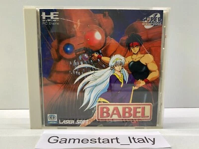 BABEL - NEC PC ENGINE - SUPER CD-ROM2 SYSTEM GIOCO USATO LASER SOFT  1992 - Immagine 1 di 4