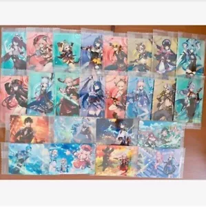 Genshin impact Wafer Metal Card 2 Full Complete 24 Card Set JAPAN Limited BANDAI - Picture 1 of 1