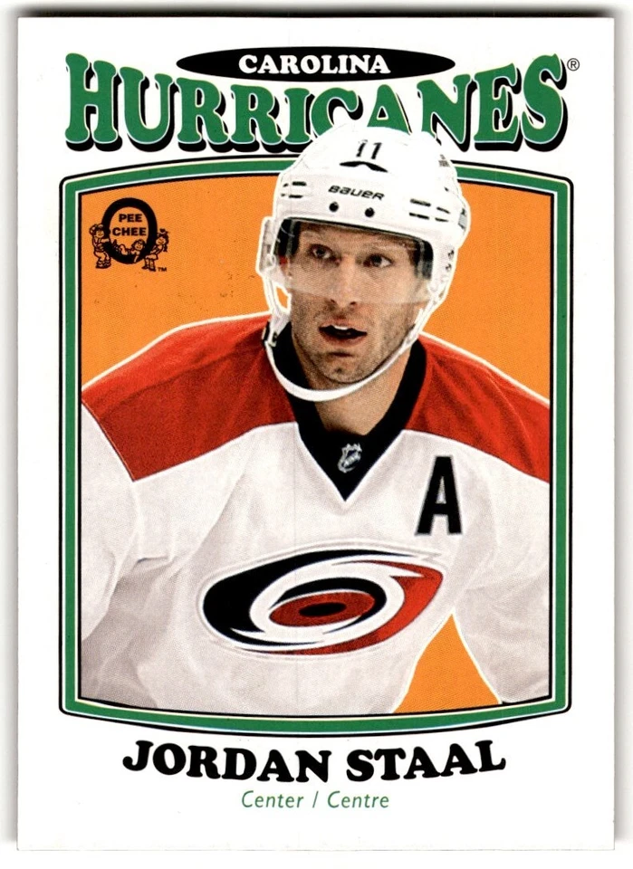 2016-17 O-Pee-Chee Retro Jordan Staal #18 Carolina Hurricanes - Image 1 of 2