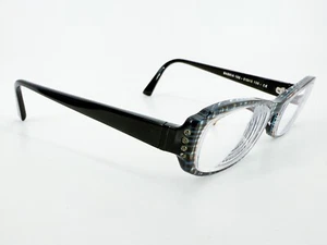 Jean Lafont Paris Saskia Eyeglasses FRAMES 102 Black 51[]15-135 Blue Brown K466 - Picture 1 of 8