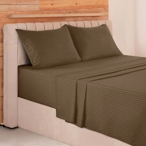 4 Piece Bed Sheet Set Hotel Luxury Ultra Soft Microfiber Deep Pocket Sheets Set - Picture 1 of 39