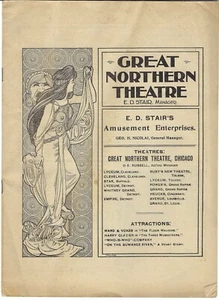 COLLECTIBLE PROGRAM Great Northern Theatre "YON YONSON" (Chicago  ADS) - Picture 1 of 2