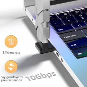 USB-A Mobile Phone Adapter USB C to USB A Adapter Right Angle Type C ConenctDT - Photo 1/20