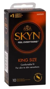 Preservativi Manix Skyn King Size 10 senza lattice, extra large, XXL, senza lattice - Foto 1 di 2