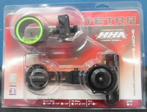 HHA Tetra 1 5/8 .10 1 pin short bar tournament edition archery sight - Picture 1 of 2