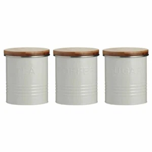 Typhoon Essentials Tea, Coffee, Sugar Storage Set Cream - Picture 1 of 1
