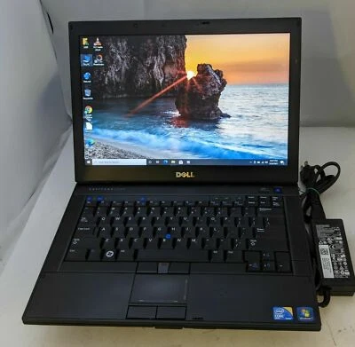 Dell Latitude E6410 Laptop Intel Core i5-2.53GHz 4GB 250GB DVD-RW WiFi Win10 - Image 1 of 4