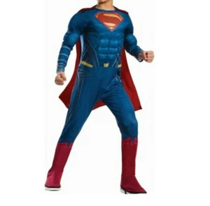 New Nwt Rubies Boys Justice League Deluxe Superman Costume Size Large 12-14 - Picture 1 of 1