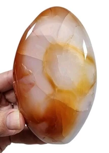 Karneelachat polierter freistehender Stein Madagaskar 344 Gramm. - Bild 1 von 4