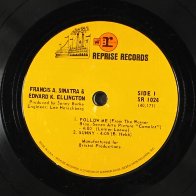 FRANK SINATRA & DUKE ELLINGTON: francis & edward REPRISE 7" EP 45 RPM - Image 1 of 2