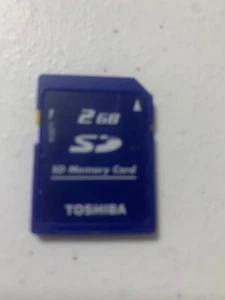 Toshiba 2GB SD Genuine Camera Memory Card - Picture 1 of 1