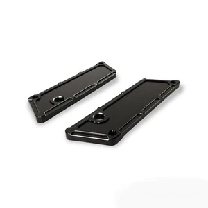 Black Aluminum Saddlebag Latch Covers Harley FLHX FLHR FLHT 1993-2011 2012 2013 - Bild 1 von 10