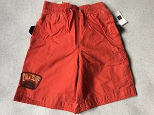 GAP GapKids NWT Orange "Cali Surf" Swim Trunks Shorts Swimwear sz S 6-7 years - Picture 1 of 2