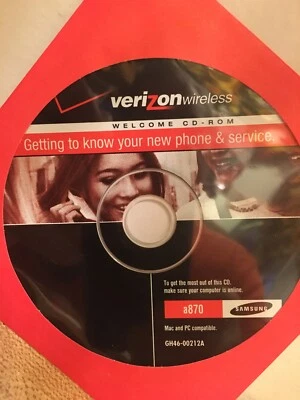 Verizon Welcome CD-ROM / Reference Guide Getting to know your Samsung A870 Cell - Image 1 of 2