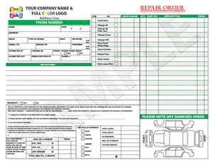 Factura de coche de 100 colores/estimación/cotización/forma sin carbono/reparación/pedido fijo - Imagen 1 de 1