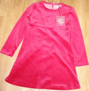 Room Seven party dress girl pink red velvet NANJA  5-6 y  116 cm BNWT designer - Picture 1 of 6