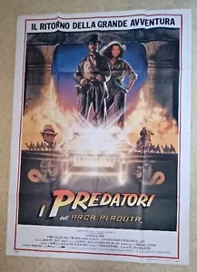 Raiders of the Lost Ark Poster ITALIAN Rare Vintage 1981 poster 55"X39" - Picture 1 of 1