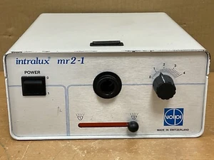 Iluminador de fuente de luz Intralux MR2-1 Volpi lámpara de fibra óptica - Imagen 1 de 7