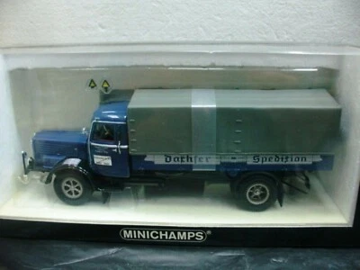 Camión de lona WOW EXTREMADAMENTE RARO Bussing/Büssing 8000S Kempten AS 1:43 Minichamps Foto 1 de 2